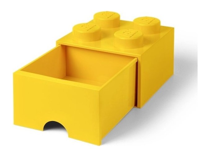 LEGO Úložný box 250x252x181 se šuplíkem žlutý