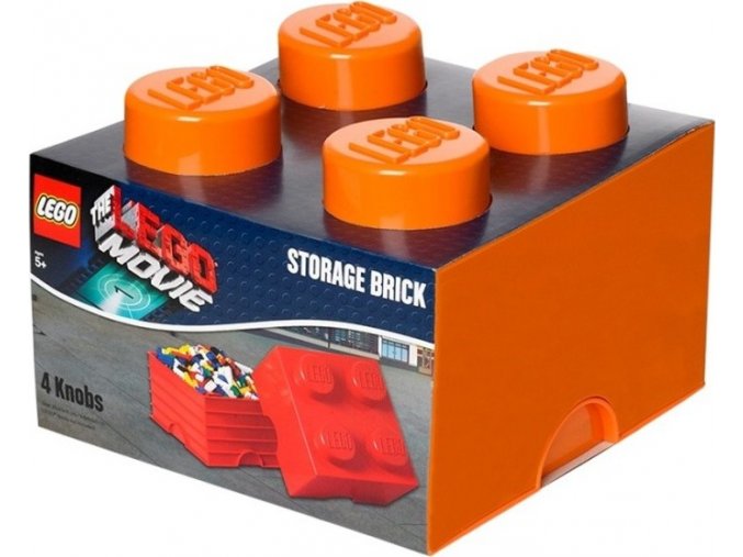 LEGO Úložný box 250x252x181 oranžový