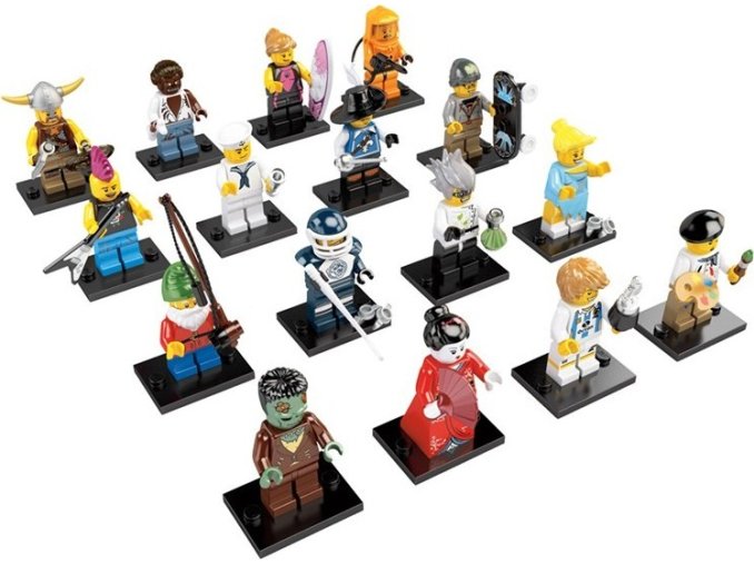 LEGO® 8804 Kolekce 16 minifigurek série 4