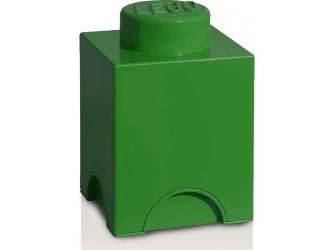 LEGO Úložný box 125x127x181 tmavě zelený