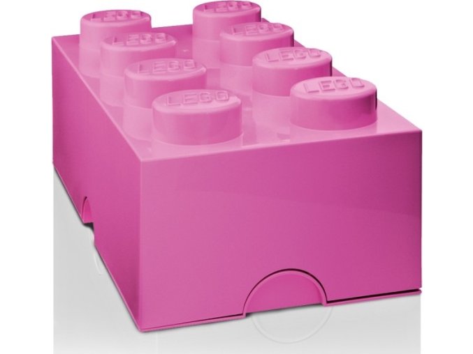 LEGO Storage box 8 ukládací box 8 Růžový