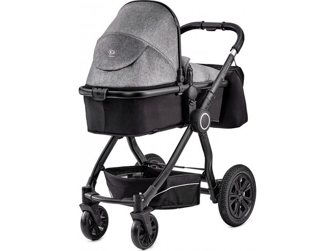 Kinderkraft Kočárek kombinovaný Veo black/grey 3v1 2019