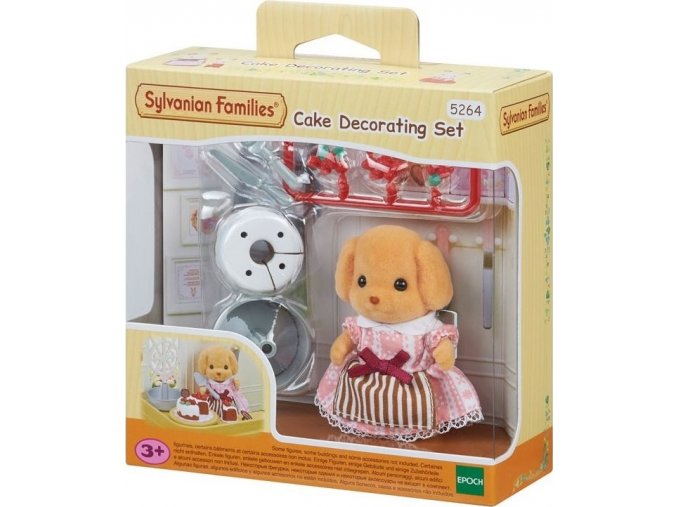 Sylvanian Families 5264 Pudl a set zdobení dortu