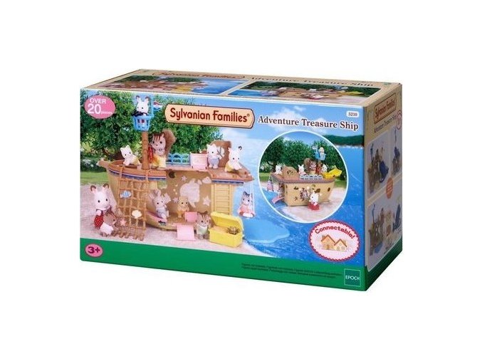 Sylvanian Families 5210 Pirátská loď s pokladem