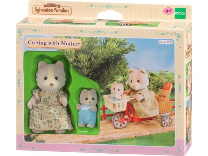 Sylvanian Families 4281 Psí rodinka na kole