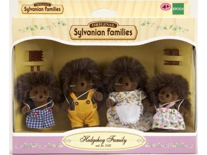 Sylvanian Families 4018 Ježčí rodinka - mírně poškozen obal výrobku