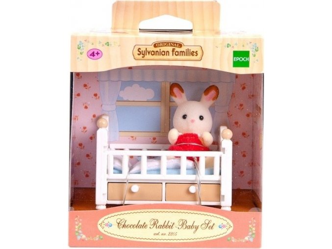 Sylvanian Families 5017 Králičí miminko s dětskou postýlkou