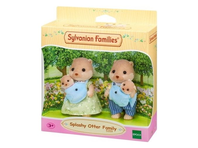 Sylvanian Families 5359 Rodina vydry se 2 miminky