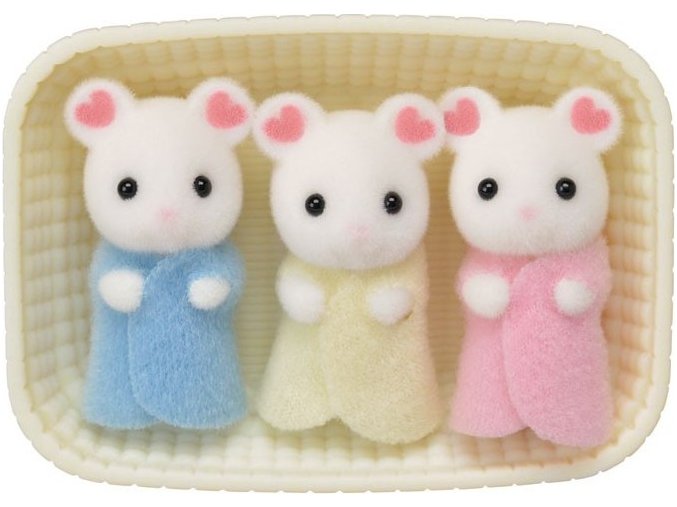 Sylvanian Families 5337 Baby Marshmallow myšky trojčata