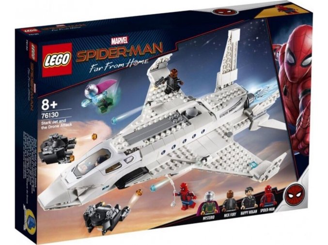 LEGO® Super Heroes 76130 Tryskáč Tonyho Starka a útok dronu