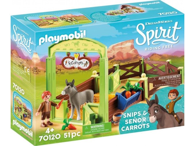 PLAYMOBIL® 70120 Koňský box Šmik a Seňor Mrkvička