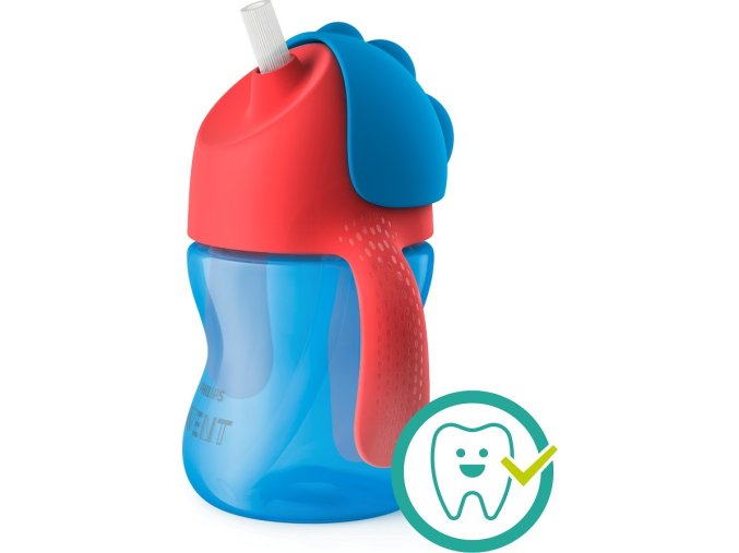 Philips AVENT Hrneček s ohebným brčkem 200 ml Bendy chlapec