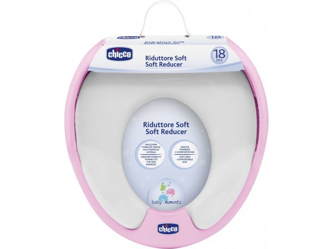 Chicco Adaptér na WC Soft růžový