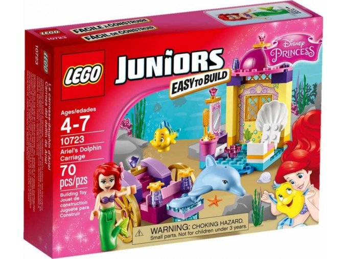 LEGO® Juniors 10723 Ariel a kočár tažený delfínem