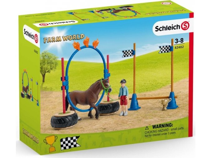 Schleich 42482 Závod v agility pro poníky