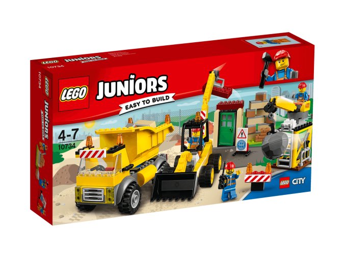 LEGO® Juniors 10734 Demoliční práce na staveništi