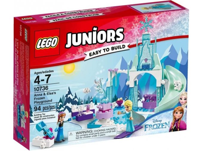 LEGO® Juniors 10736 Ledové hřiště pro Annu a Elsu