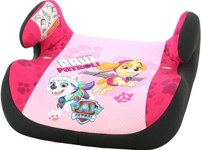 Autosedačka-podsedák Nania Topo Comfort Paw Patrol 2017 pink