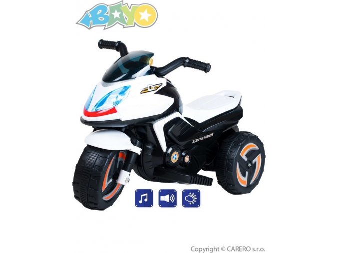 Elektrická motorka BAYO KICK white