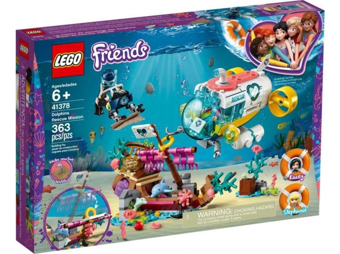 LEGO® Friends 41378 Mise na záchranu delfínů