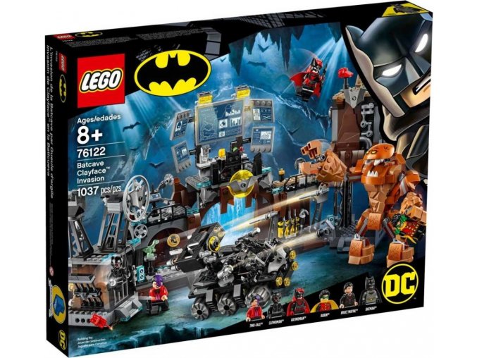 LEGO® Super Heroes 76122 Clayface™ útočí na Batmanovu jeskyni