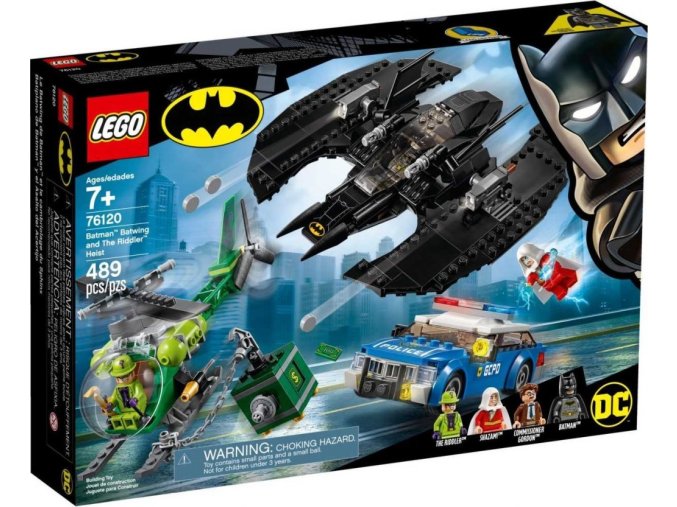 LEGO® Super Heroes 76120 Batmanovo letadlo a Hádankářova krádež