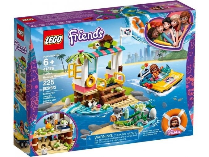 LEGO® Friends 41376 Mise na záchranu želv