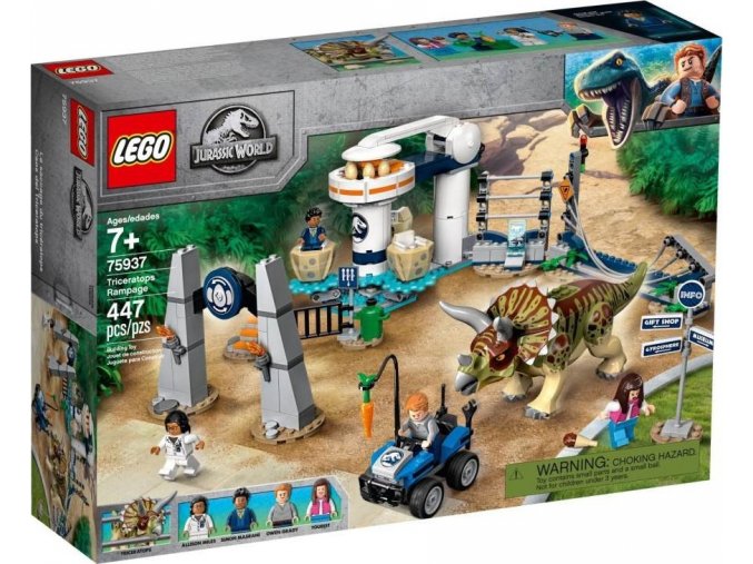 LEGO® Jurassic World 75937 Triceratopsovo běsnění