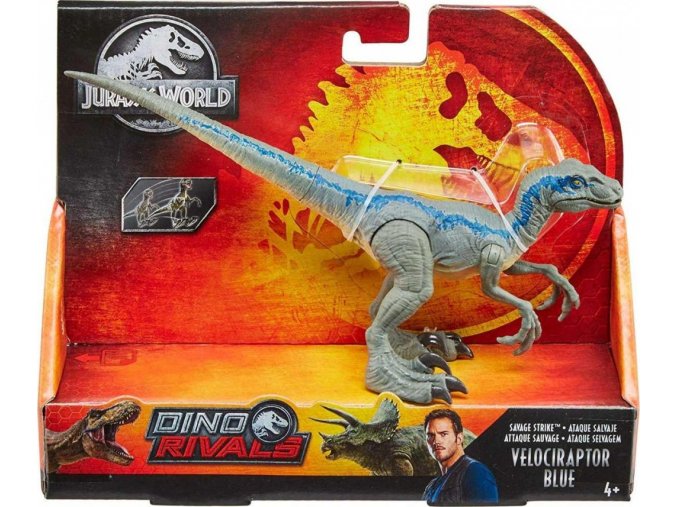 Jurský svět Dino Ničitel Velociraptor Blue 20cm