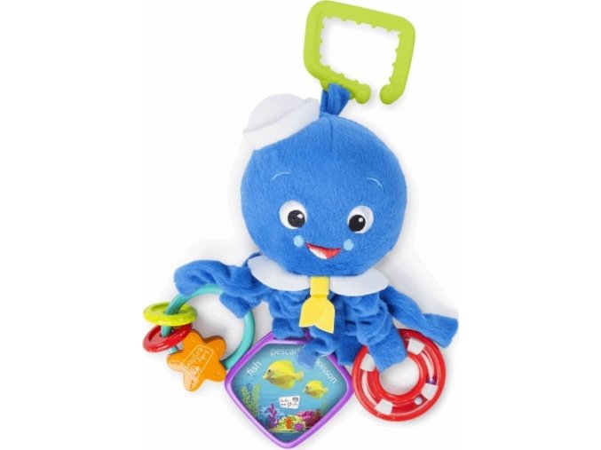 Baby Einstein Hračka na C kroužku aktivní Octopus™ 0m+