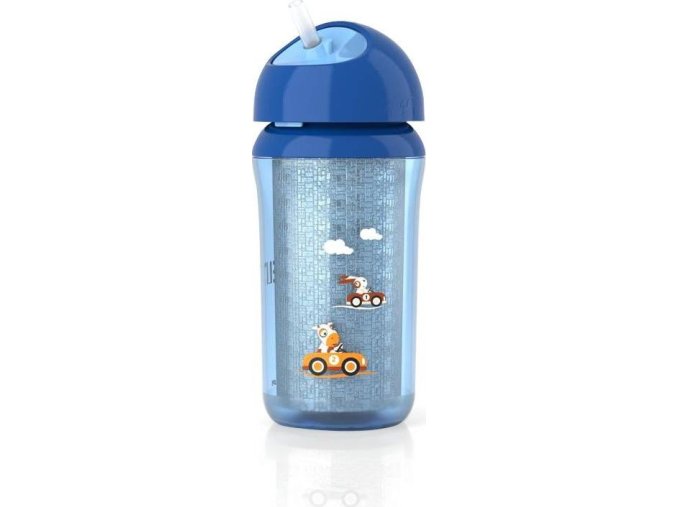 Philips AVENT Hrneček IZO s brčkem 260 ml od 12 měsíců kluk