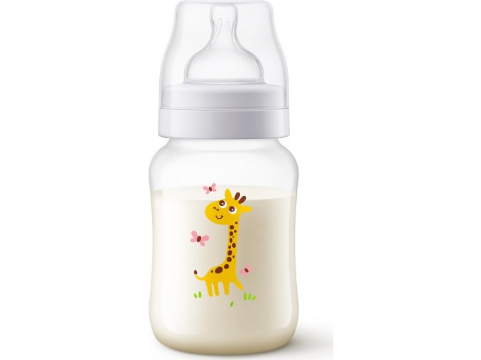 Philips AVENT Lahev Anti-colic 260 ml, 1 ks žirafa