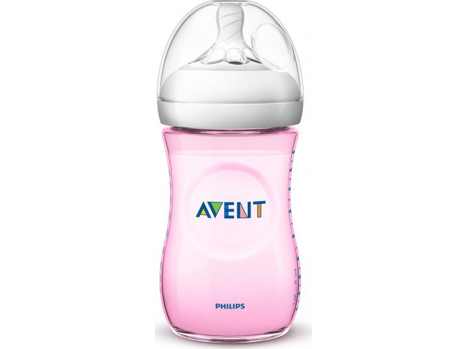 Philips AVENT Láhev Natural 260 ml, 1 ks růžová nová