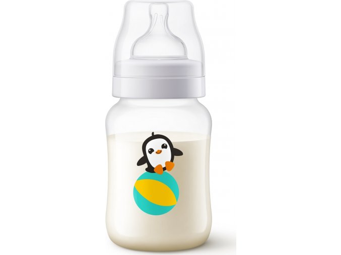 Philips AVENT Láhev Anti-colic 260 ml, 1 ks tučňák