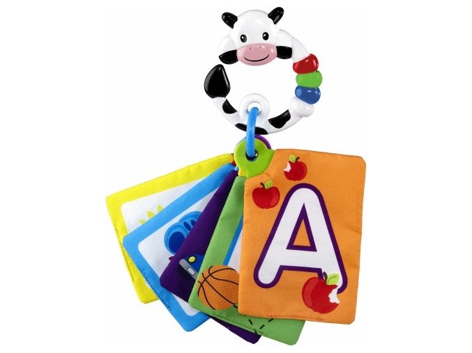 Baby Einstein Karty zábavně-vzdělávací textilní Take Along Discovery Cards™ písmená 0m+