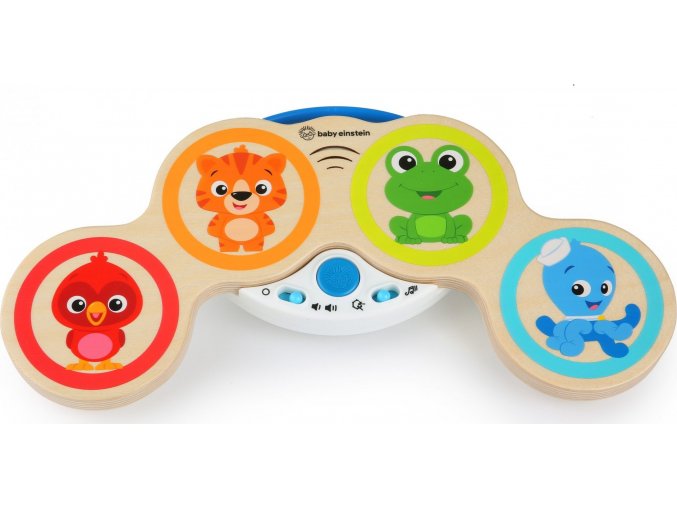 Baby Einstein Hračka dřevěná hudební bubny Magic Touch HAPE 6m+