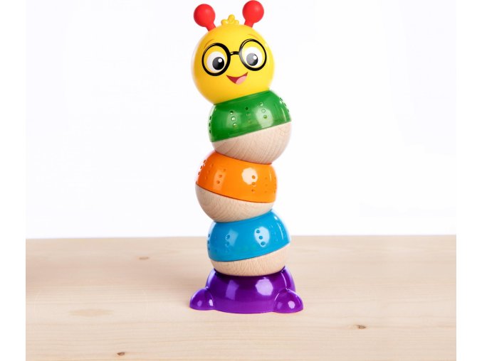 Baby Einstein Hračka dřevěná stohovatelná Balancing Cal HAPE 12m+