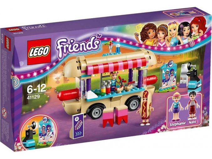 LEGO® Friends 41129 Dodávka s párky v rohlíku v zábavním parku