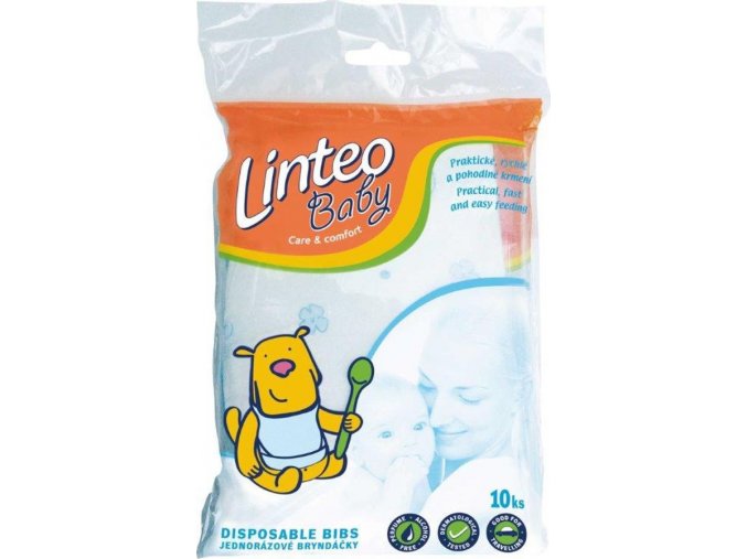 Jednorázové bryndáčky Linteo Baby 10 ks
