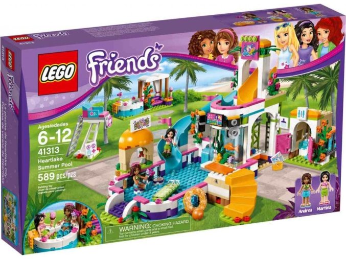 LEGO® Friends 41313 Letní bazén v městečku Heartlake