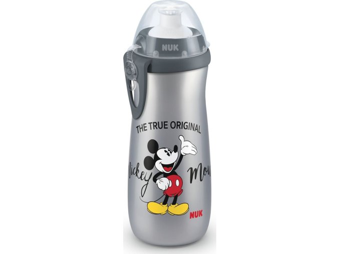 Dětská láhev NUK Sports Cup Disney Cool Mickey 450 ml grey