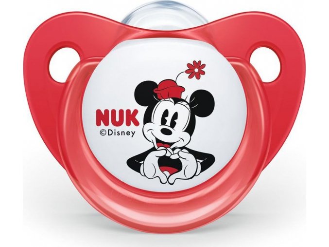 Šidítko Trendline NUK Disney Mickey Minnie 0-6m červené