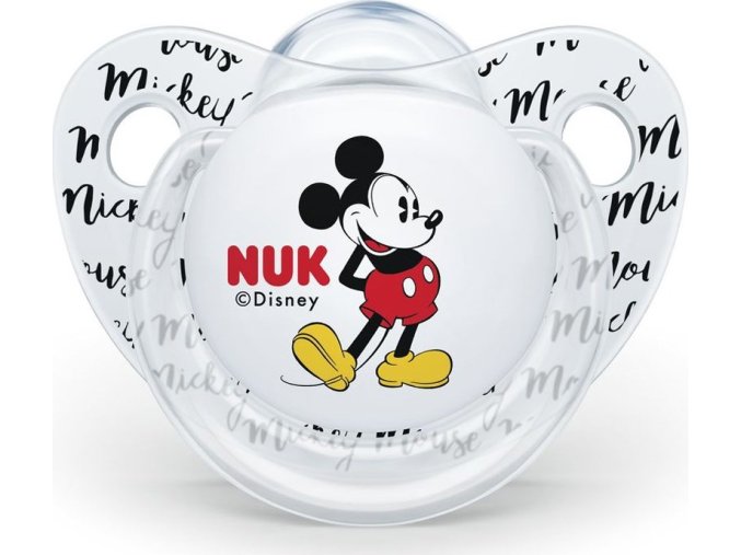 Šidítko Trendline NUK Disney Mickey Minnie 0-6m bílé