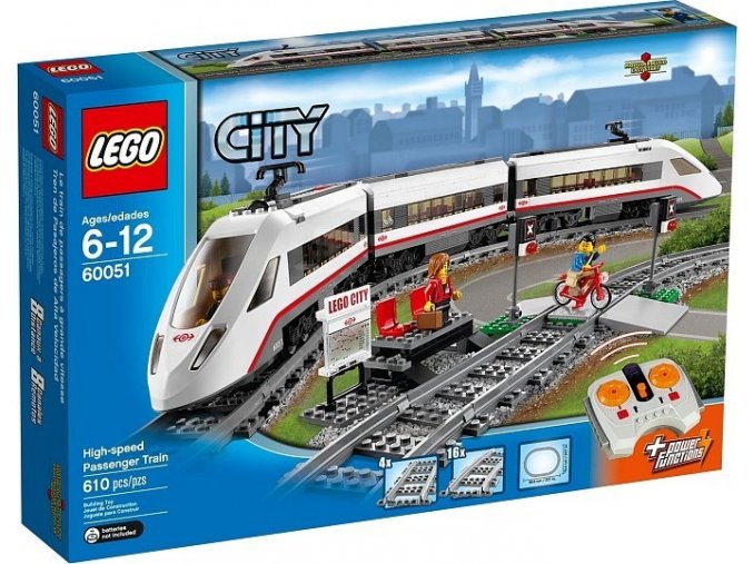 LEGO® City 60051 Vysokorychlostní osobní vlak