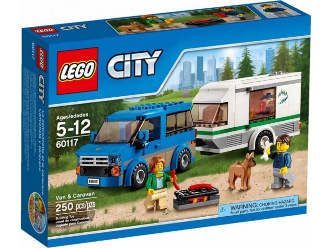 LEGO® City 60117 Dodávka a karavan