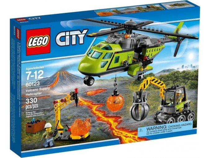 LEGO® City 60123 Sopečná zásobovací helikoptéra