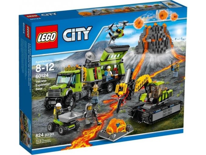 LEGO® City 60124 Sopečná základna průzkumníků