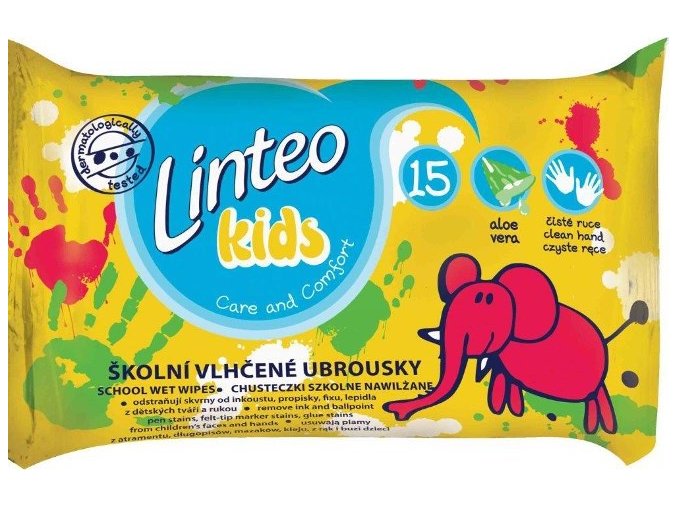 Vlhčené ubrousky Linteo Baby Kids 15 ks