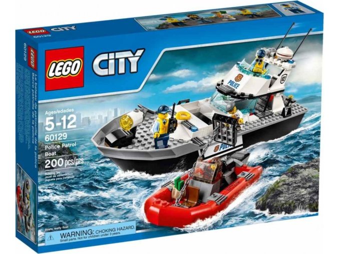 LEGO® City 60129 Policejní hlídková loď