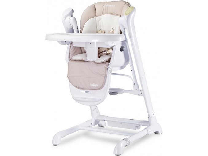 Dětská jídelní židlička 2v1 Caretero Indigo beige